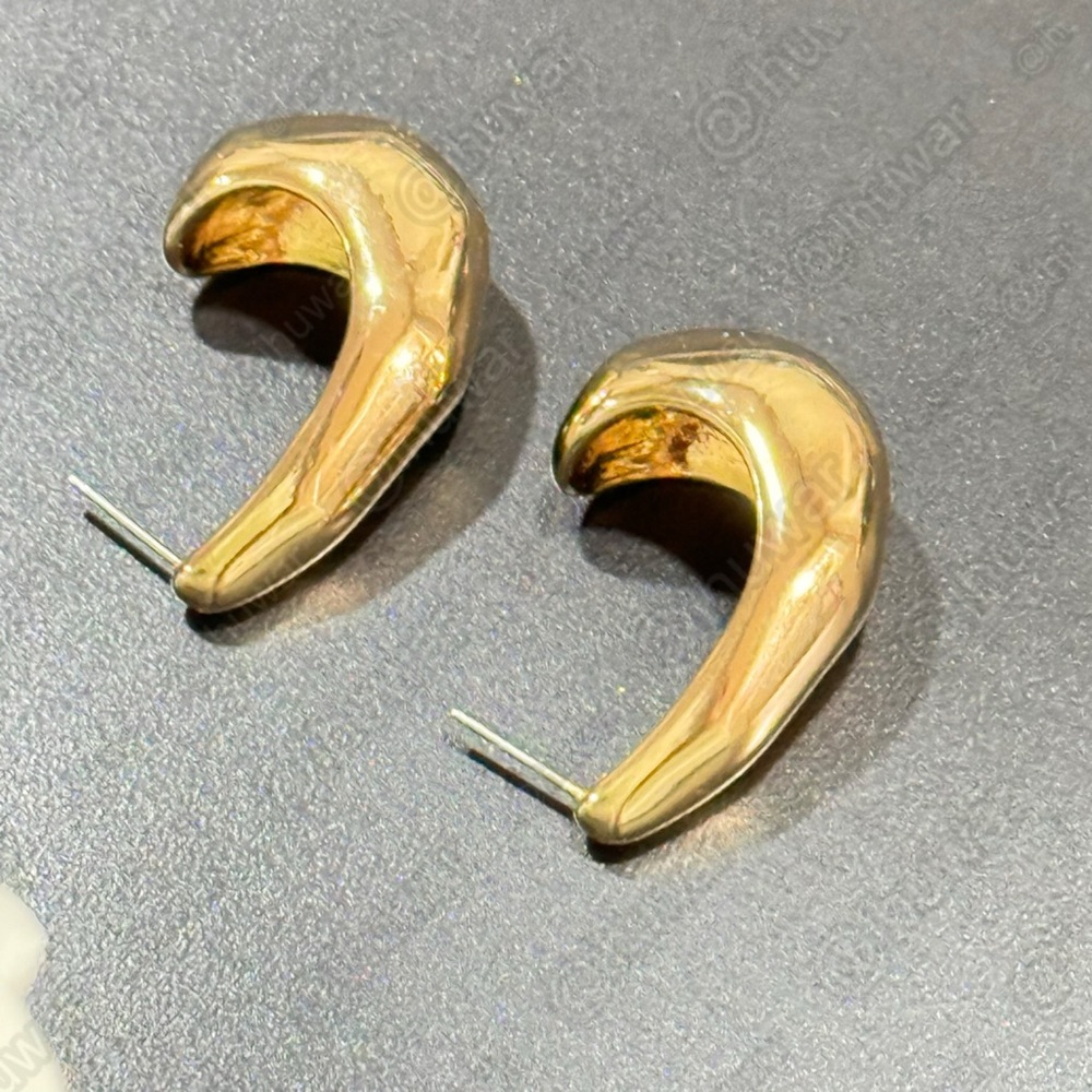 House Of Harlow 1960 Chunky Dome Tear Drop Earrings - Picture 6 of 11